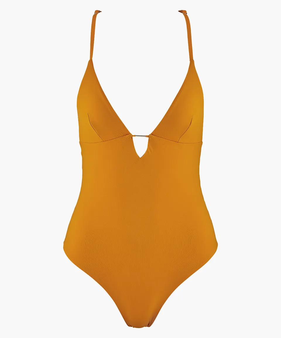 aubade-gipsy-muse-maillot-1-pi-ce-coque-saffron image 1