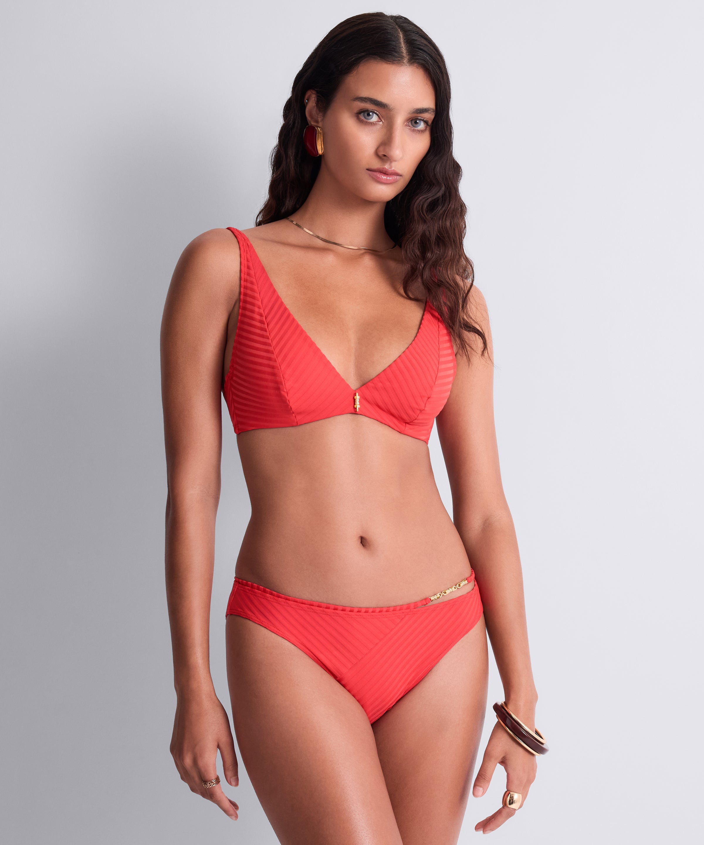 aubade-sun-pop-bas-de-maillot-br-silien-corail-maille-c-tel-e-chancr-e image 2