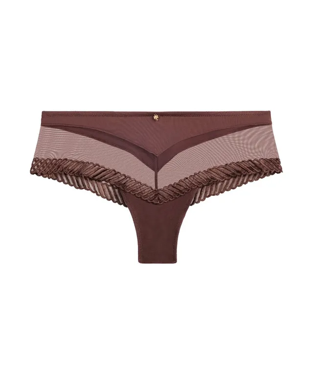 aubade-sheer-emotion-culotte-italienne-s-pia-tulle-et-broderie image 1