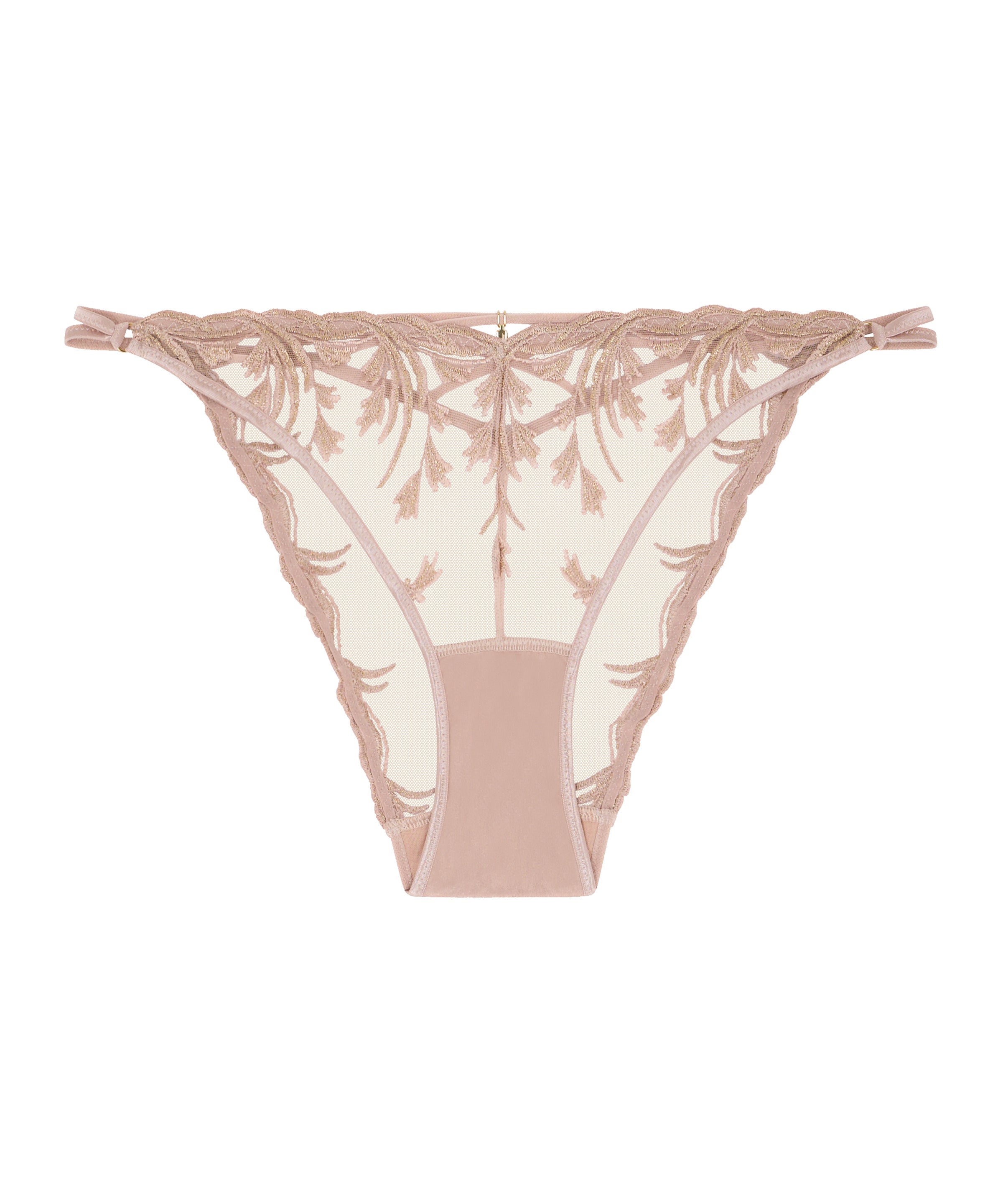 aubade-cosmic-romance-culotte-mini-c-ur-taille-basse-sand-rose image 5