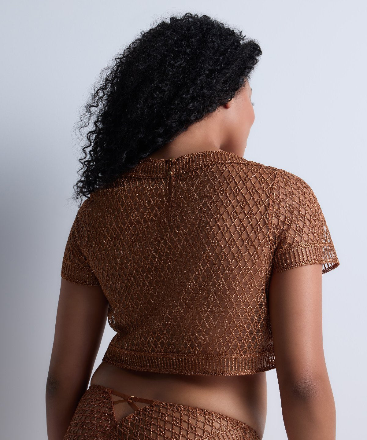 aubade-stardust-dream-top-manches-courtes-amber-gold-3 image 6