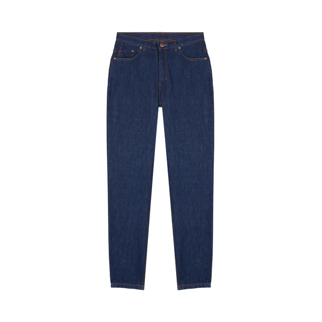 atelier-tuffery-marthe-jean-mom-femme-coton-bio-indigo image 1