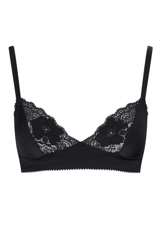 cadolle-tweety-soutien-gorge-sans-armature-soie-noire-petits-seins image 1