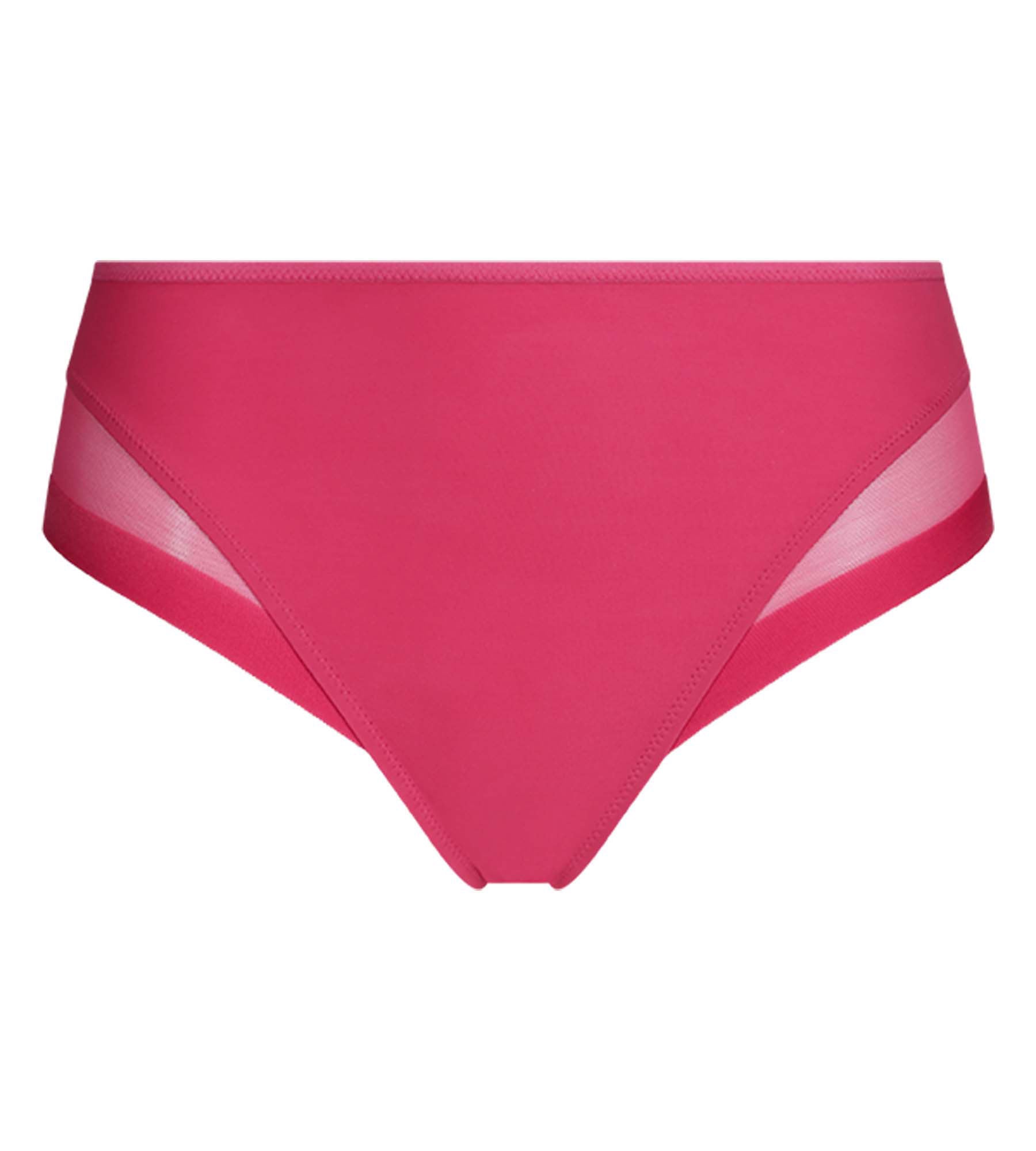 dim-generous-culotte-midi-femme-microfibre-tulle-framboise image 5