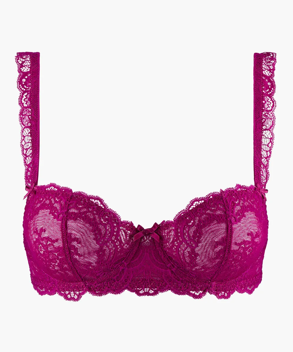 aubade-danse-des-sens-soutien-gorge-demi-corbeille-pink-pulsion-2 image 1