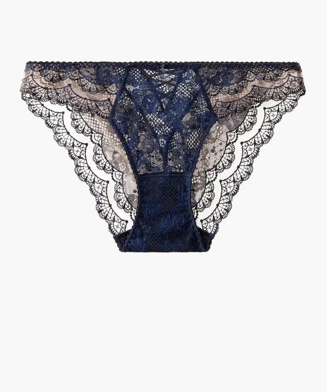 aubade-soleil-nocturne-italian-brief-cr-puscule-blue-culotte-italienne-brod-e-av image 1
