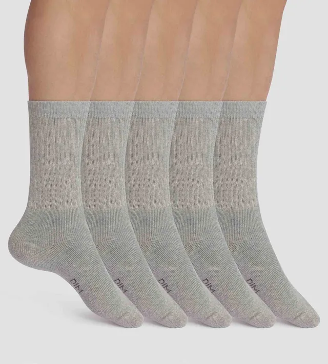 dim-ecodim-sport-lot-5-paires-chaussettes-homme-coton-gris-chin image 1
