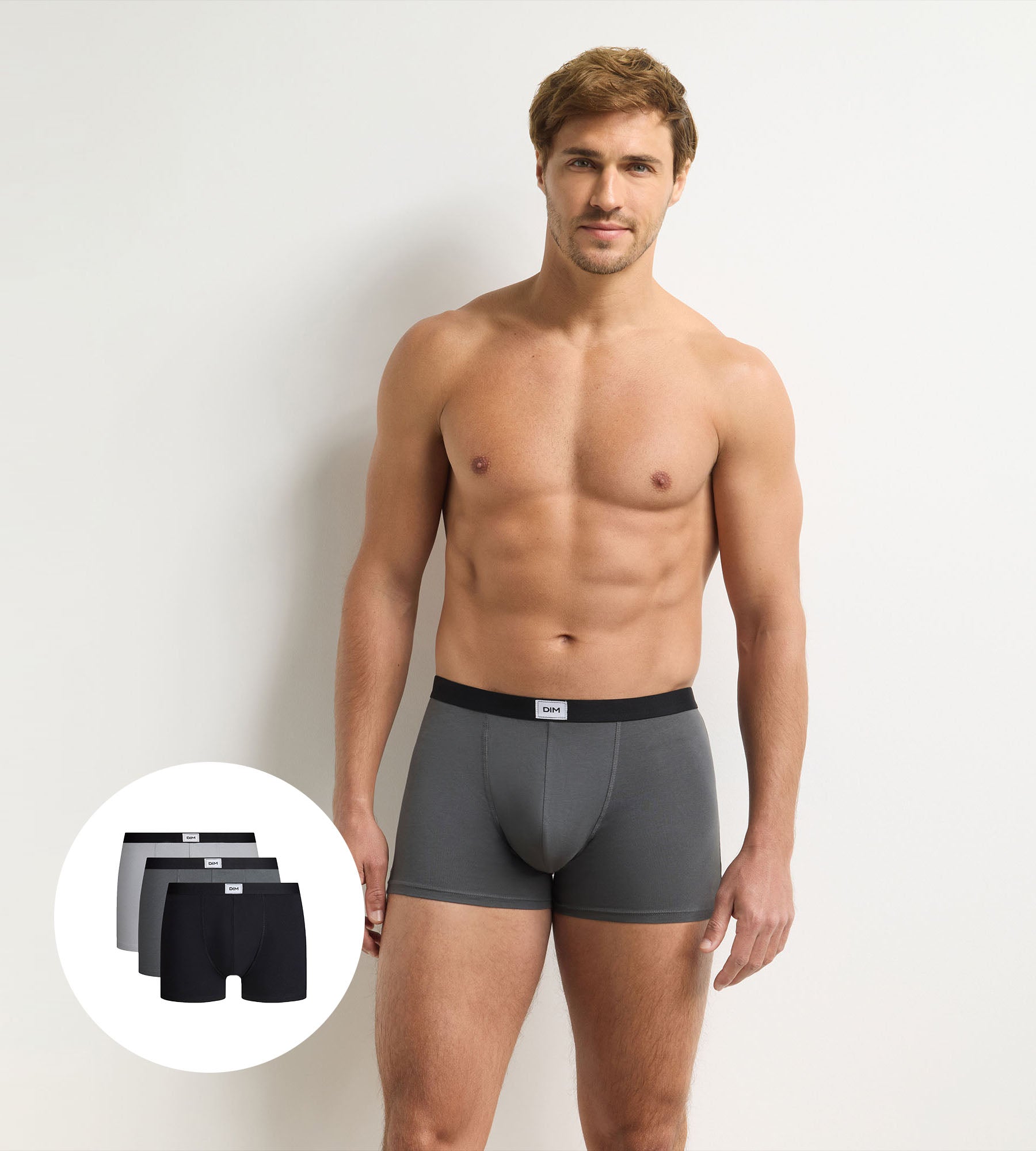 dim-ultra-resist-lot-de-3-boxers-homme-hiver-coton image 1