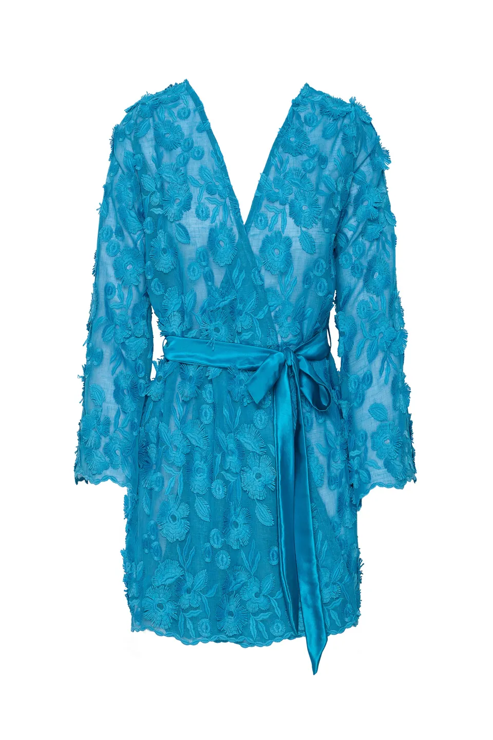 cadolle-eloise-peignoir-en-lin-bleu image 1