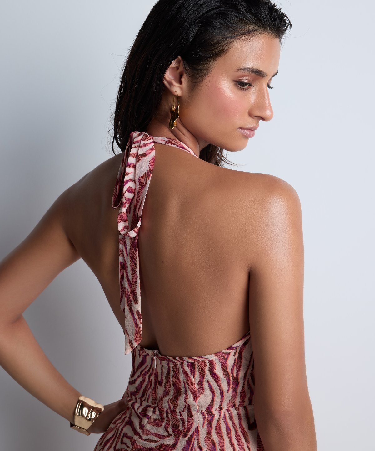 aubade-beach-walk-combipantalon-pink-tiger image 5