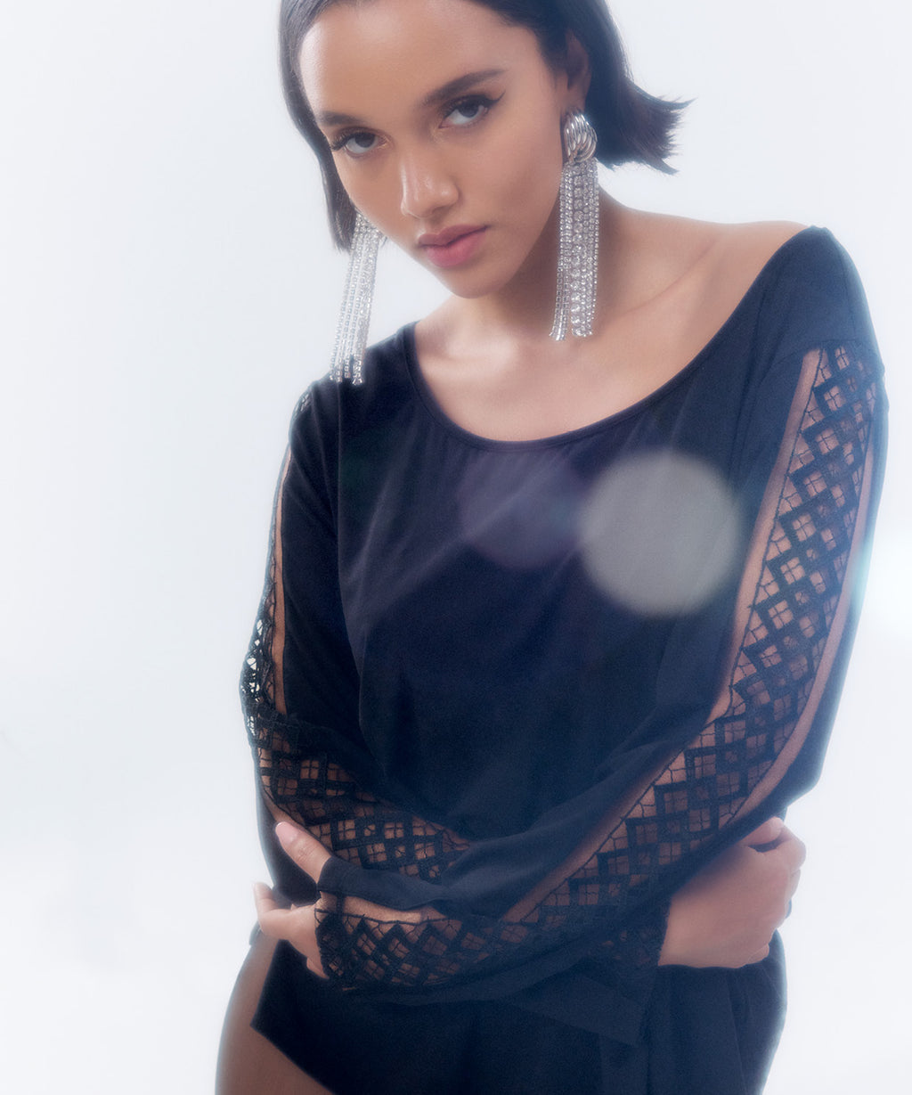 aubade-sweet-obsession-top-manches-longues-black-top-en-modal image 1