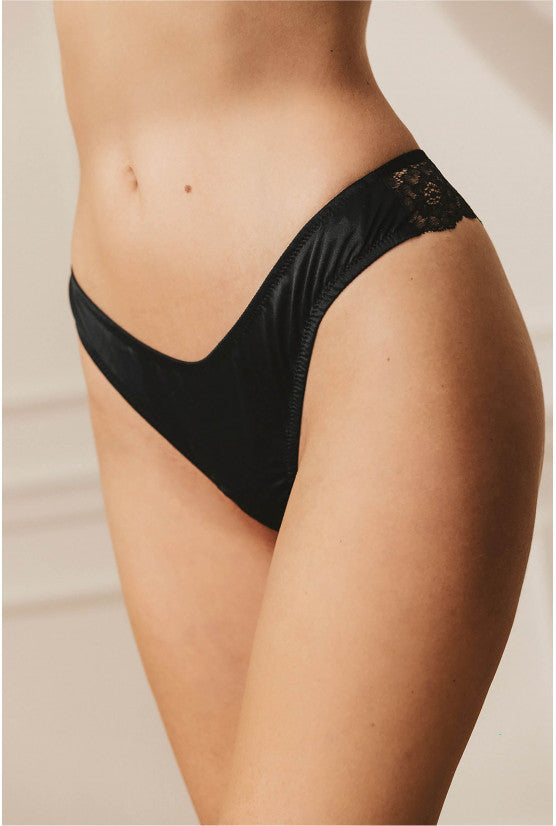 cadolle-cathy-tanga-satin-et-dentelle-noir image 2