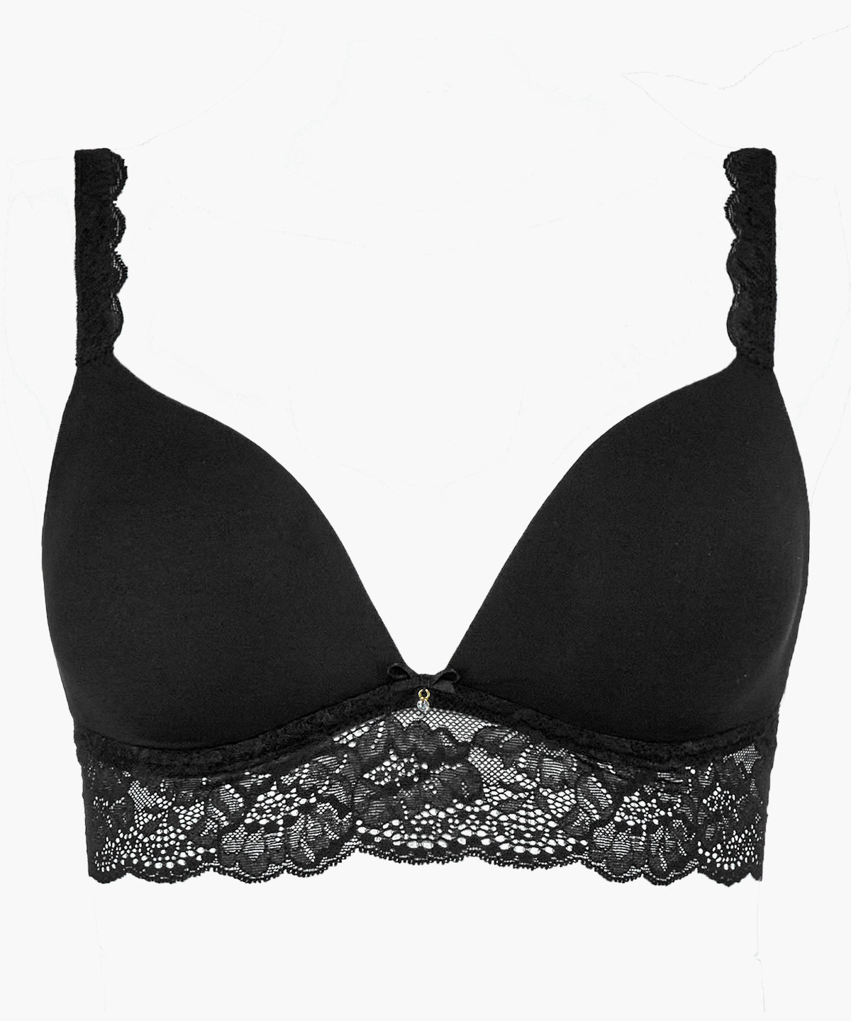 aubade-sweetessence-soutien-gorge-triangle-sans-armature-noir image 1