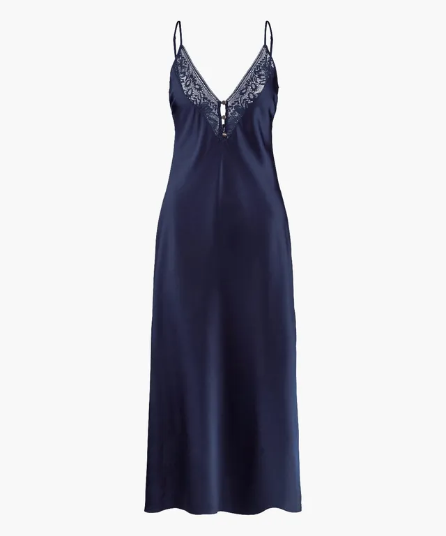 aubade-midnight-whisper-nuisette-longue-evening-blue image 1