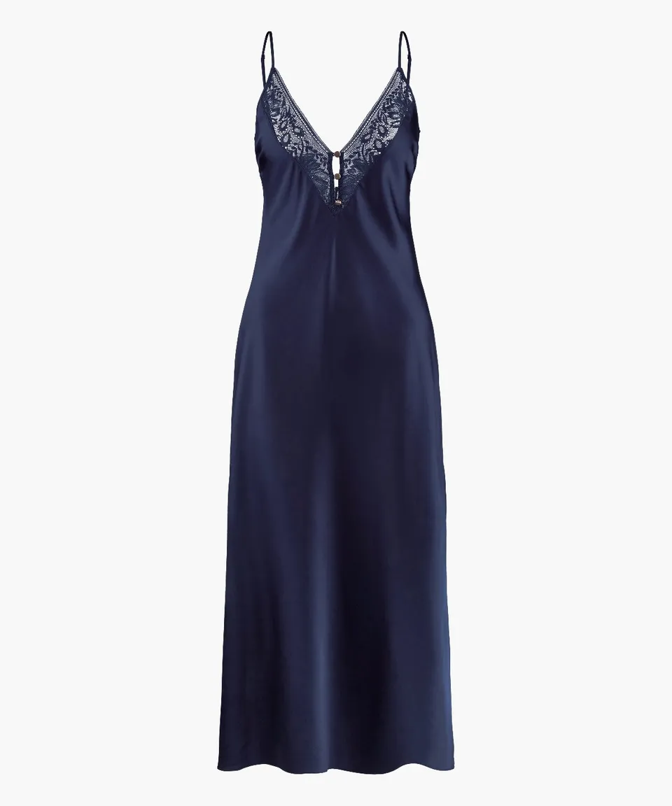 aubade-midnight-whisper-nuisette-longue-evening-blue image 1