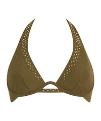 aubade-summer-stars-haut-de-bikini-triangle-mono-armature-kaki image 5