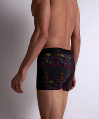 aubade-homme-boxer-fleurs-magiques-noir image 5