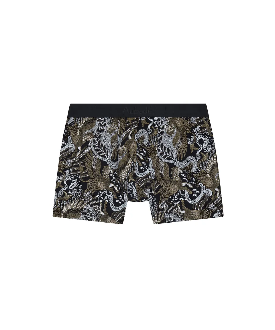 aubade-homme-boxer-hippogriffe-noir-dor image 1