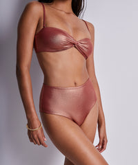 aubade-sunlight-glow-slip-taille-haute-cuivre image 2