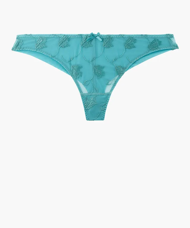 aubade-softessence-tanga-aloe-tanga-seconde-peau-en-lycra-brod-recycl image 1