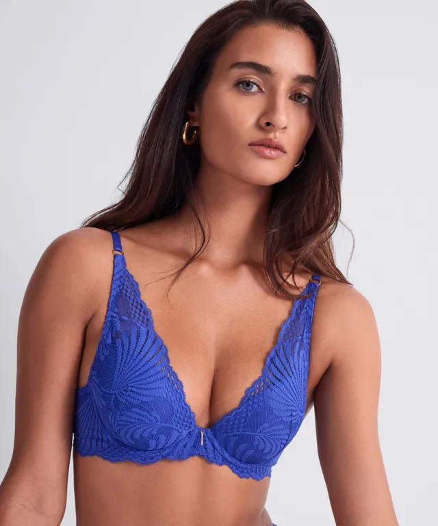 aubade-rythm-of-desire-soutien-gorge-plunge-foulard-cyclades image 1