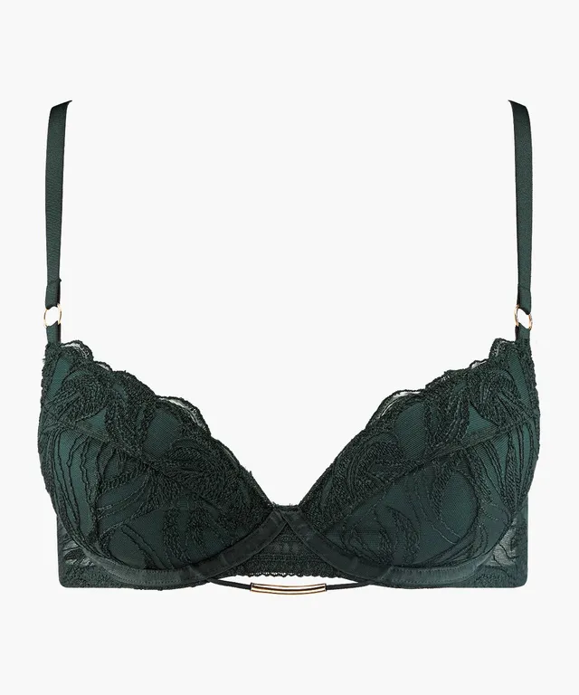 aubade-into-the-groove-soutien-gorge-push-up-forest image 1