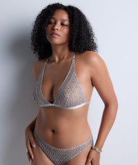 aubade-stardust-dream-bralette-triangle-cosmos-silver-2 image 2