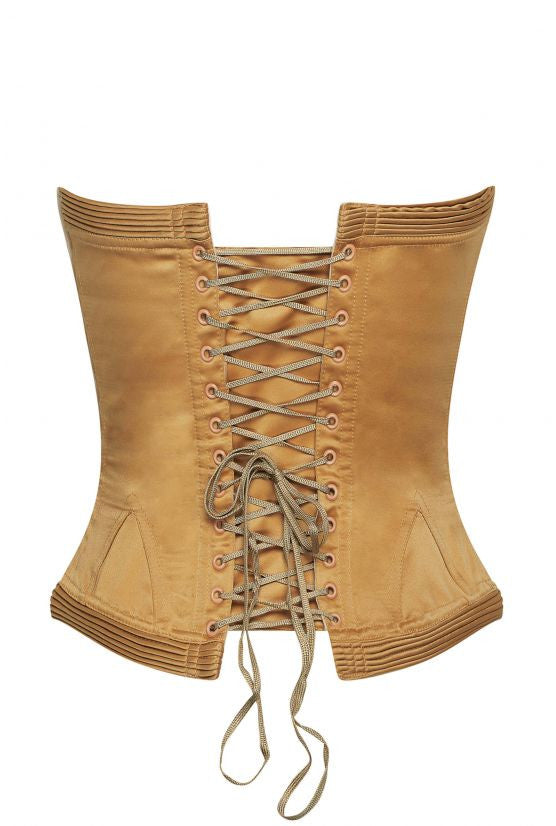 cadolle-victoria-corset-satin-beige image 2