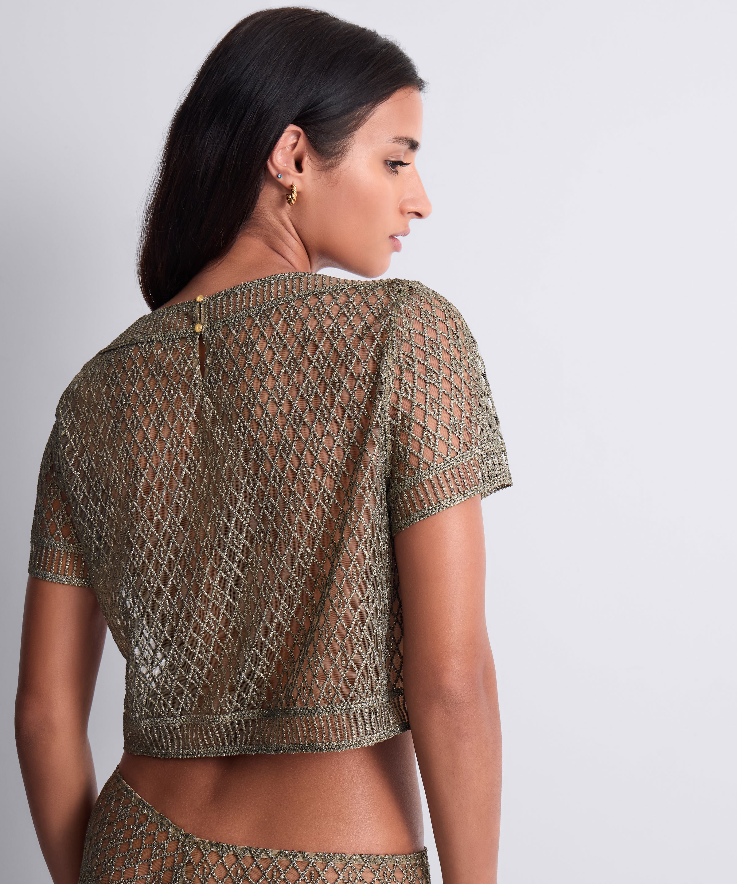 aubade-stardust-dream-top-manches-courtes-nile-green image 4