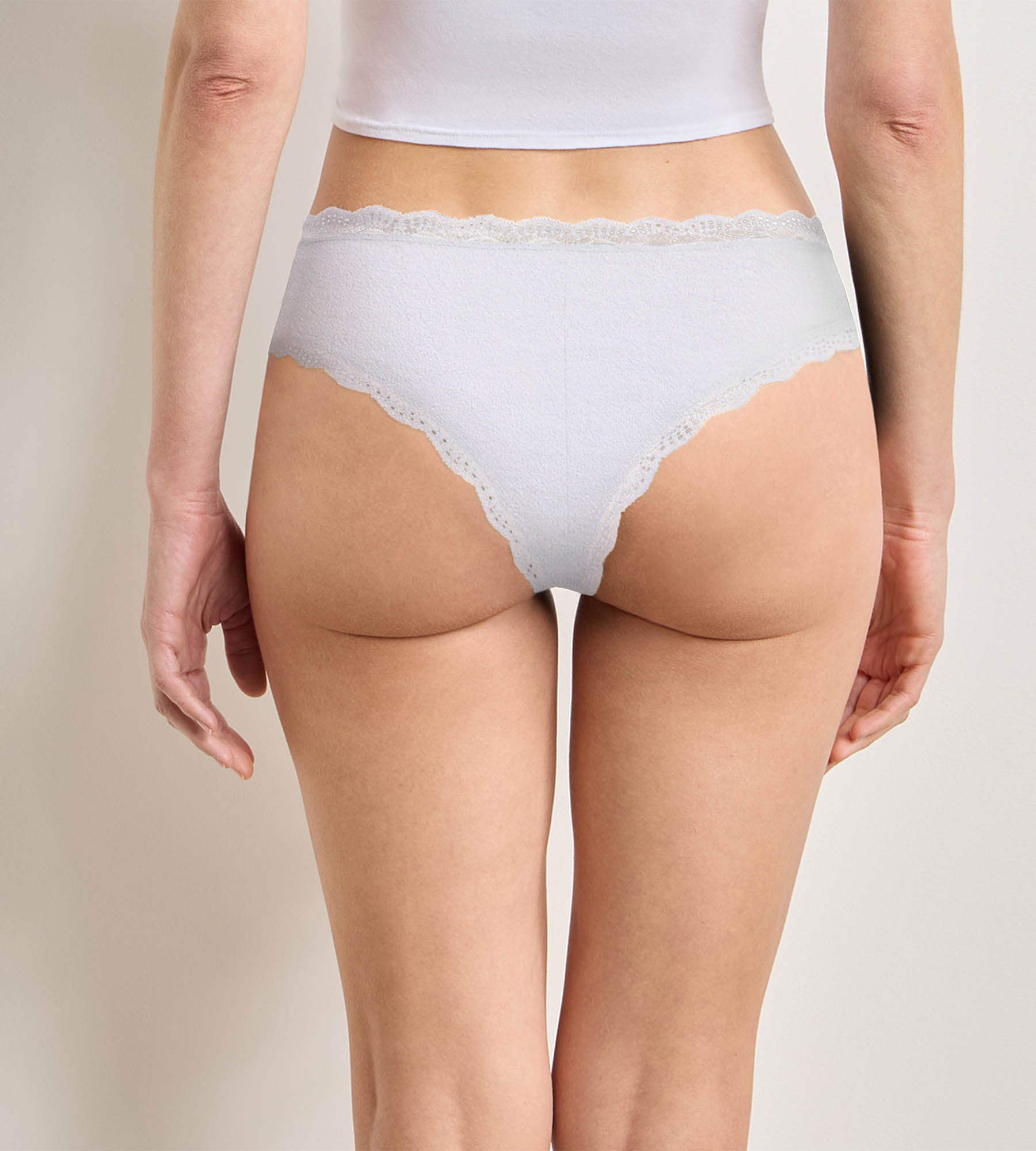 dim-daily-dentelle-lot-de-2-culottes-gris-cendre-coton-stretch image 2