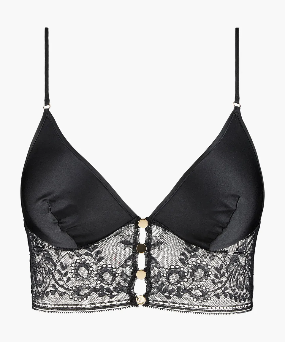aubade-midnight-whisper-soutien-gorge-triangle-sans-armatures-noir-2 image 1