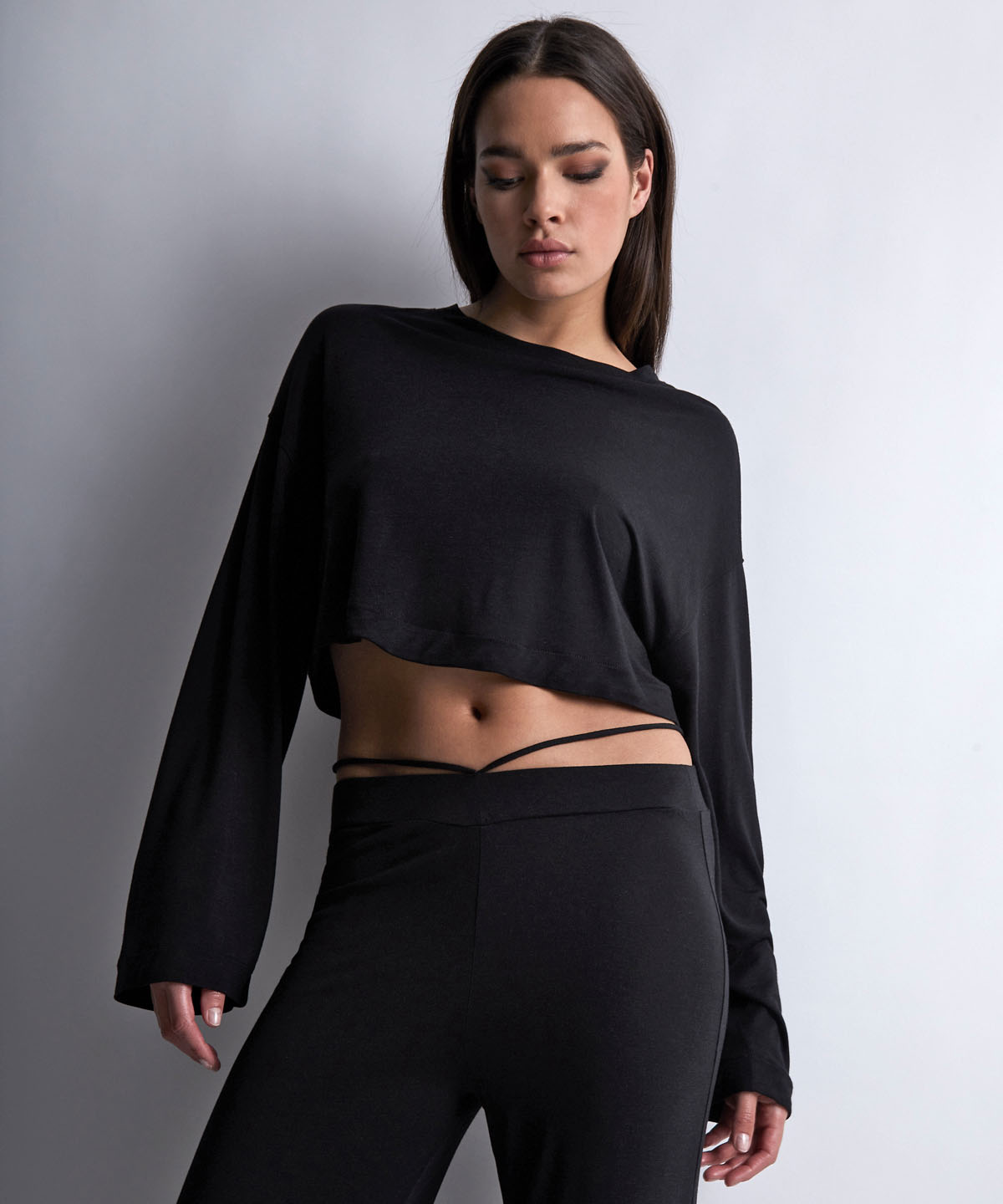 aubade-night-crush-pull-over-sweat-noir image 4