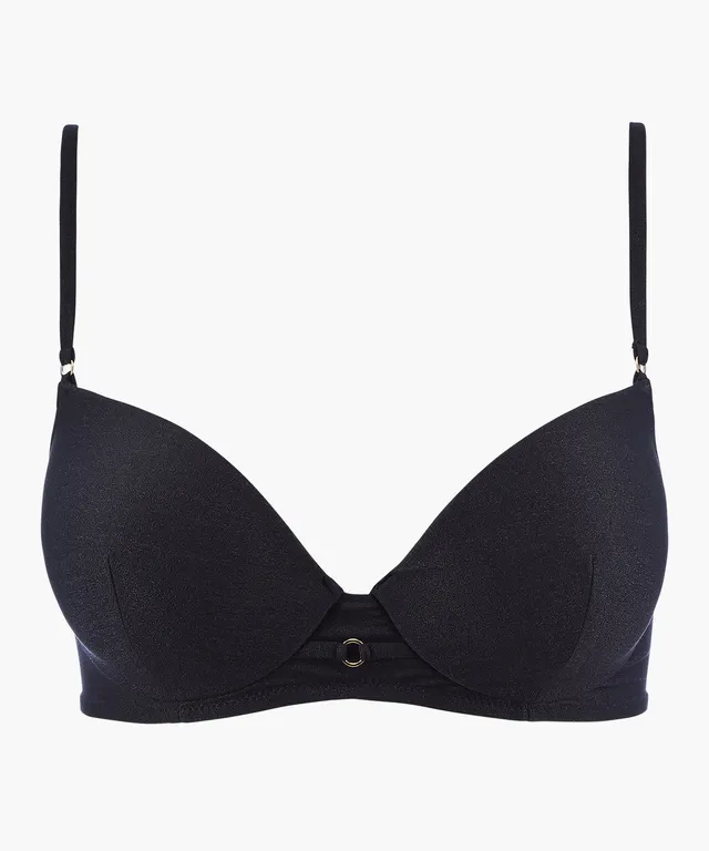 aubade-summer-glow-haut-de-maillot-push-up-plunge-black-sand image 1