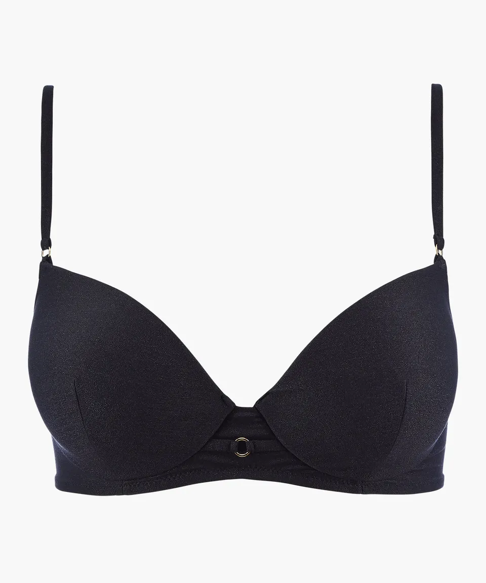 aubade-summer-glow-haut-de-maillot-push-up-plunge-black-sand image 1