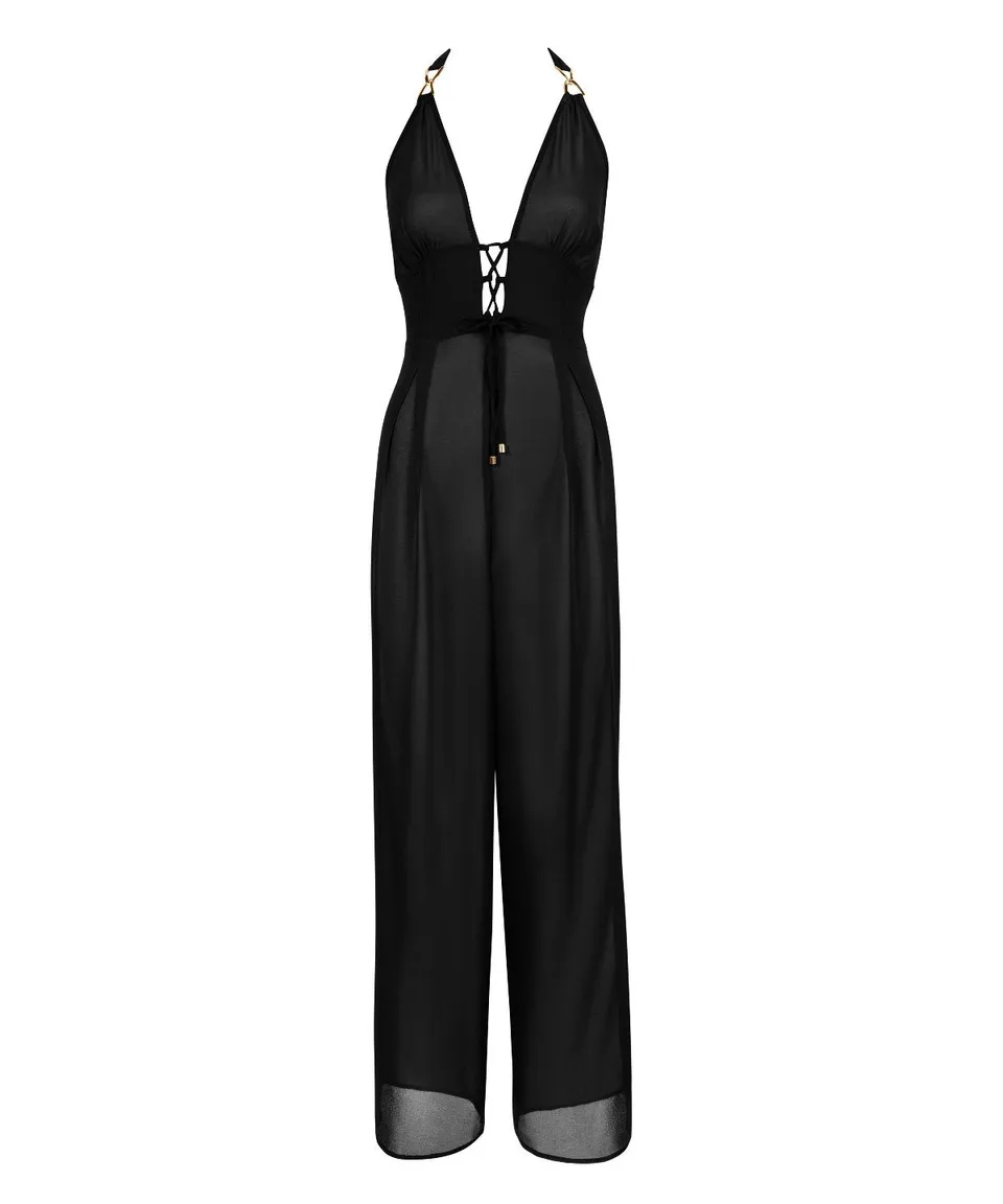aubade-beach-walk-combi-pantalon-noir image 1
