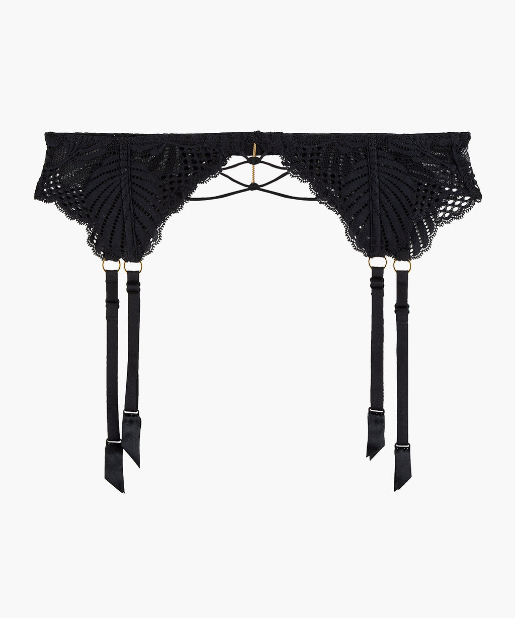 aubade-rythm-of-desire-porte-jarretelles-noir-dentelle image 1