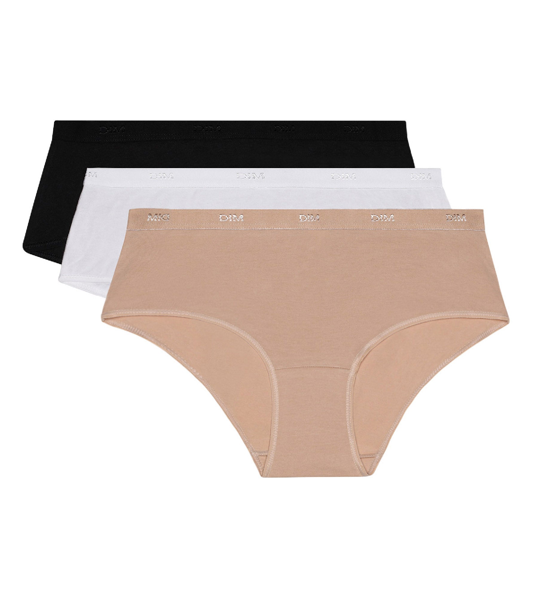 dim-les-pockets-ecodim-lot-de-3-boxers-femme-blanc-peau-noir image 3
