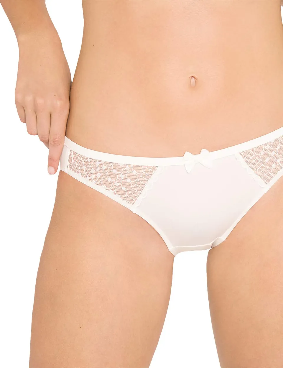 darjeeling-siloe-slip-en-maille-et-tulle-brod-femme image 1