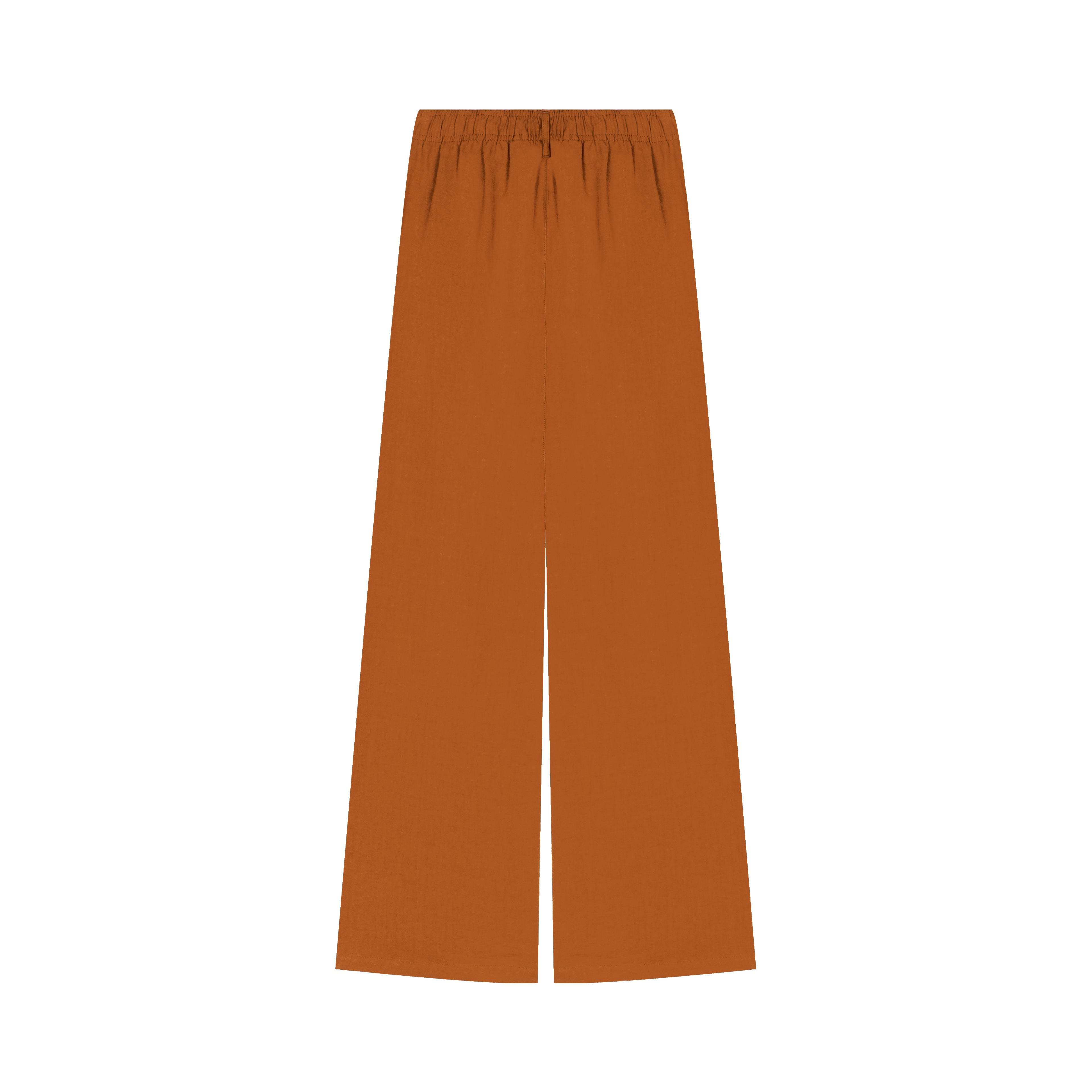 atelier-tuffery-pantalon-lise-femme-large-rouille-en-lin image 3