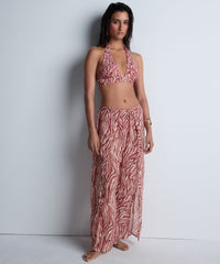 aubade-beach-walk-pantalon-voile-pink-tiger image 4