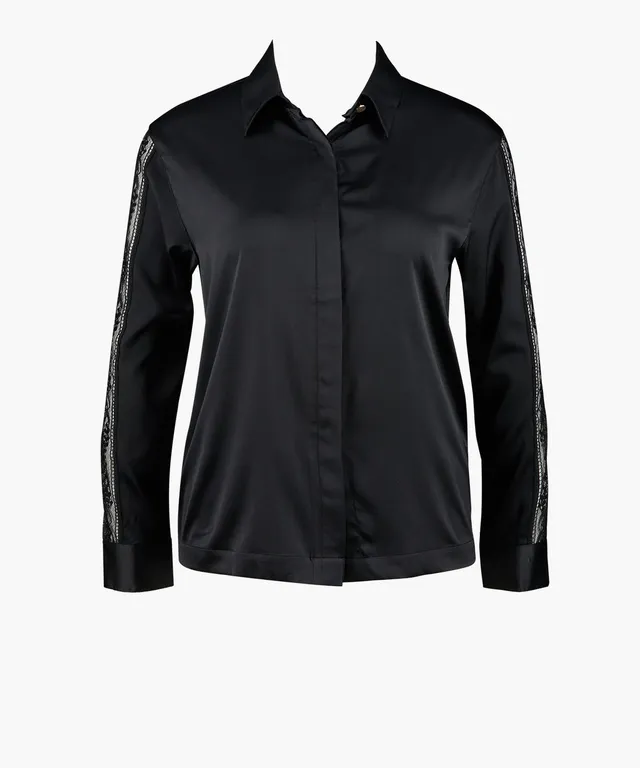 aubade-midnight-whisper-blouse-black image 1