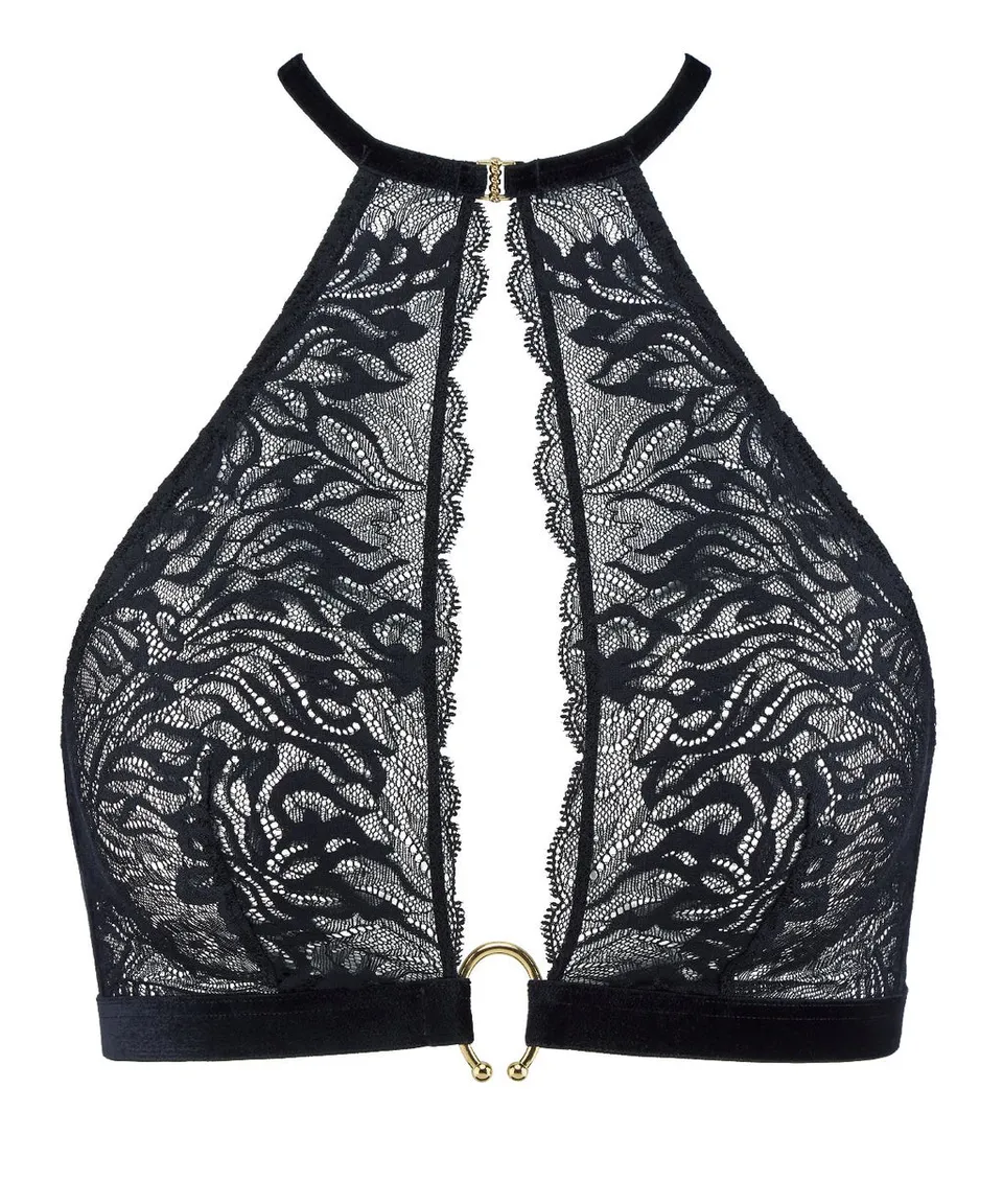 aubade-the-night-before-bralette-blackbird image 1