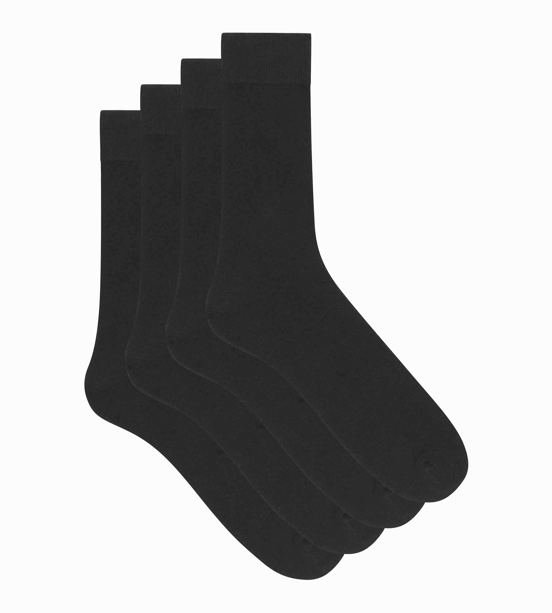 dim-thermo-lot-de-2-paires-chaussettes-homme-noires image 2