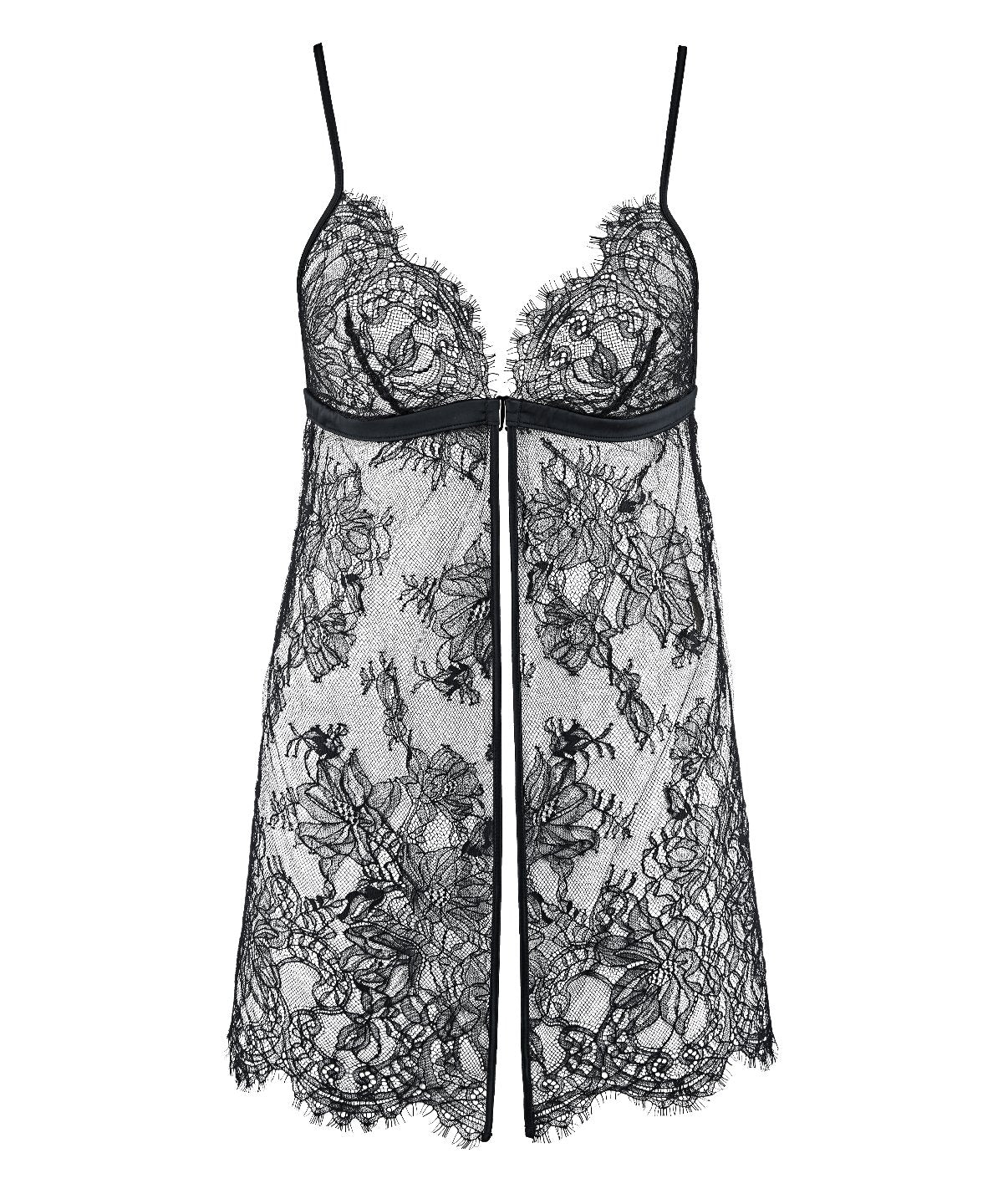 aubade-histoire-d-un-soir-babydoll-noir image 1