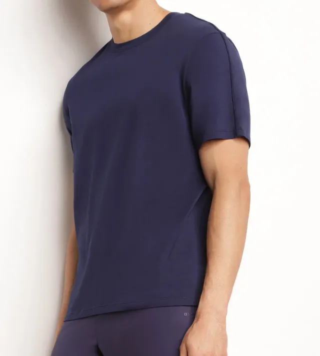 dim-move-t-shirt-de-sport-homme-thermor-gulateur-bleu-nuit image 1