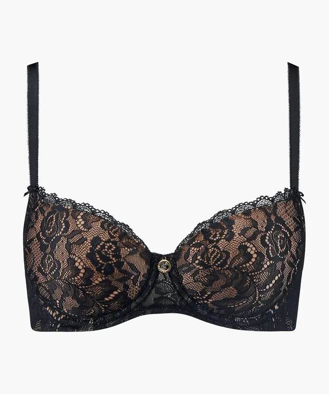 aubade-rosessence-soutien-gorge-corbeille-coques-confort-black image 1