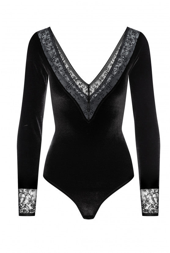 cadolle-elia-body-d-collet-velours-noir image 2