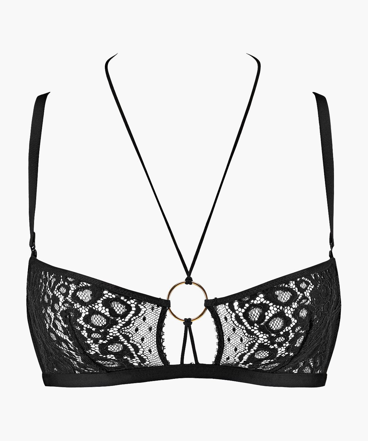 aubade-illusion-fauve-soutien-gorge-brassi-re-black image 1