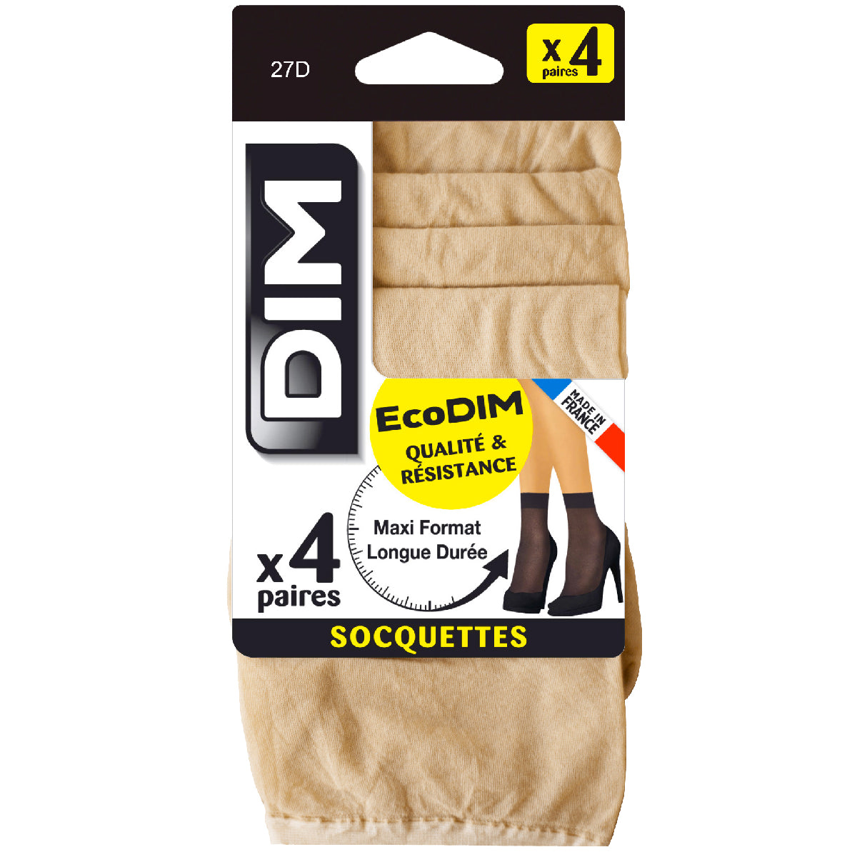dim-ecodim-lot-de-4-socquettes-capri-semi-opaques-30d-femme image 3