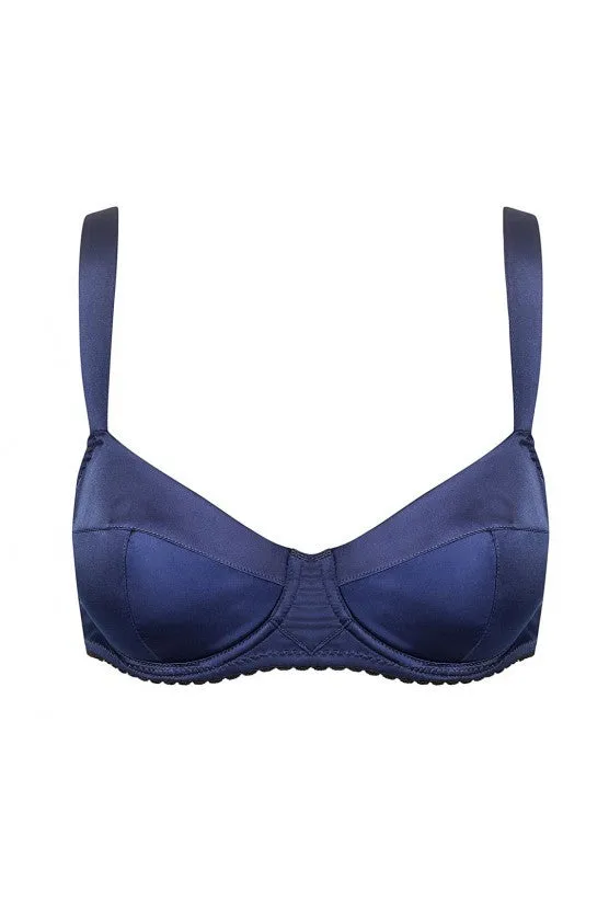 cadolle-lili-soutien-gorge-couture-satin-bleu-nuit image 1